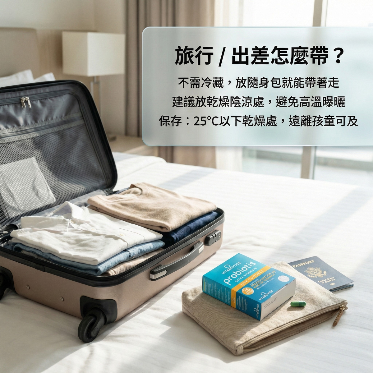 旅行/出差怎麼帶